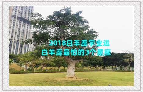 2018白羊座学业运 白羊座最怕的3个星座